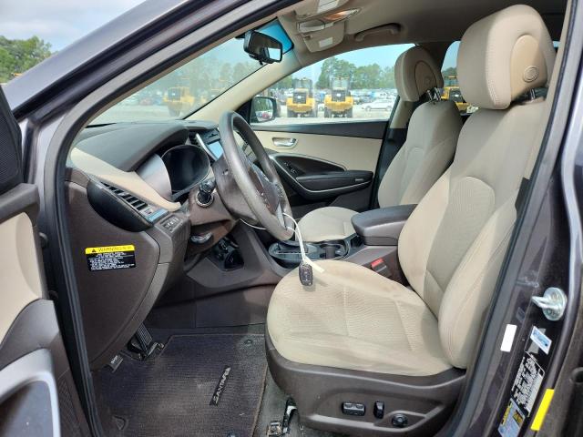 5XYZU3LB8HG388627 - 2017 HYUNDAI SANTA FE S GRAY photo 7