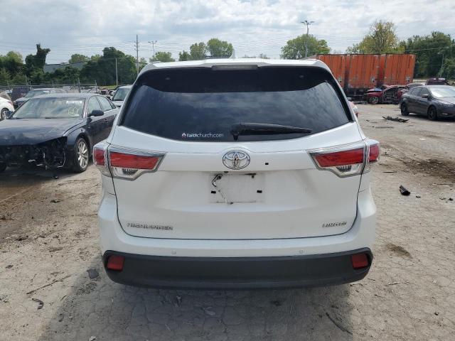 5TDYKRFH5FS076236 - 2015 TOYOTA HIGHLANDER LIMITED WHITE photo 6