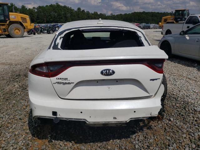 KNAE45LC6K6061461 - 2019 KIA STINGER GT1 WHITE photo 6