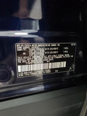 2T3W1RFV6LC055875 - 2020 TOYOTA RAV4 XLE BLUE photo 13