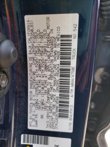 3TMJU62N76M019588 - 2006 TOYOTA TACOMA DOUBLE CAB PRERUNNER BLUE photo 12