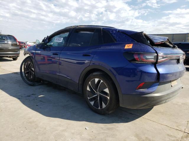 WVGTMPE26NP066454 - 2022 VOLKSWAGEN ID.4 PRO S ლურჯი ფოტო 2