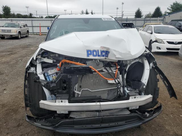 1FM5K8AW5MNA20461 - 2021 FORD EXPLORER POLICE INTERCEPTOR Blanco foto 5