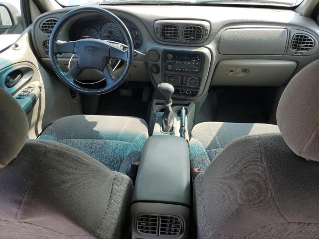 1GNDS13S132358996 - 2003 CHEVROLET TRAILBLAZE SILVER photo 8