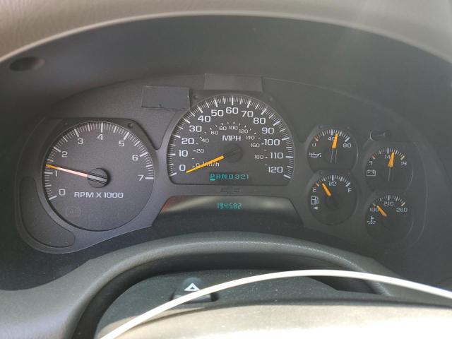 1GNDS13S132358996 - 2003 CHEVROLET TRAILBLAZE SILVER photo 9