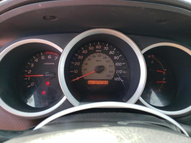 5TEUU42N45Z124995 - 2005 TOYOTA TACOMA ACCESS CAB თეთრი ფოტო 9