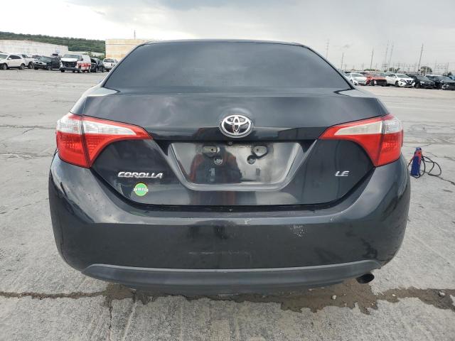 5YFBURHE4FP221682 - 2015 TOYOTA COROLLA L BLACK photo 6