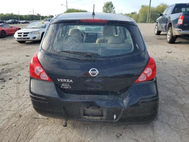 3N1BC13E78L353527 - 2008 NISSAN VERSA S BLACK photo 6