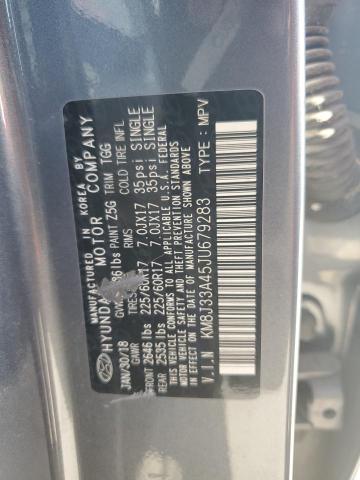 KM8J33A45JU679283 - 2018 HYUNDAI TUCSON SEL GRAY photo 14