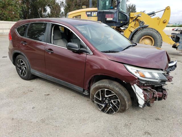 2HKRM3H42GH544629 - 2016 HONDA CR-V SE BURGUNDY photo 4