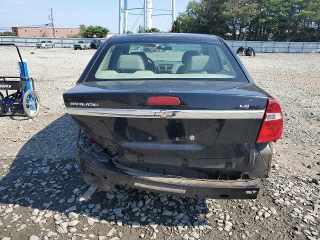 1G1ZS51F06F232291 - 2006 CHEVROLET MALIBU LS შავი ფოტო 6