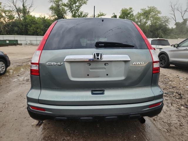 JHLRE4H53AC011173 - 2010 HONDA CR-V EX TEAL photo 6