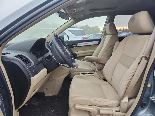 JHLRE4H53AC011173 - 2010 HONDA CR-V EX TEAL photo 7