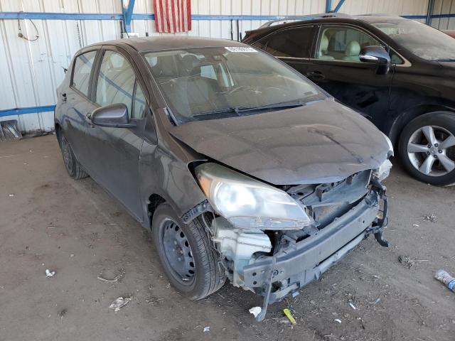 VNKKTUD33HA080256 - 2017 TOYOTA YARIS L GRAY photo 4