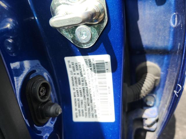 19XFC1F47GE044399 - 2016 HONDA CIVIC EX 蓝色 照片 12
