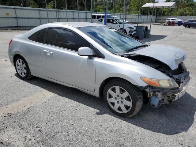 2HGFG126X7H511140 - 2007 HONDA CIVIC LX SILVER photo 4