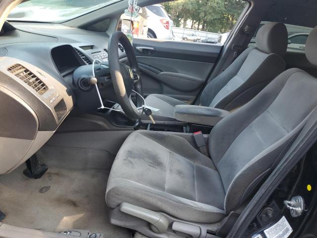 2HGFA1F58BH537893 - 2011 HONDA CIVIC LX BLACK photo 7