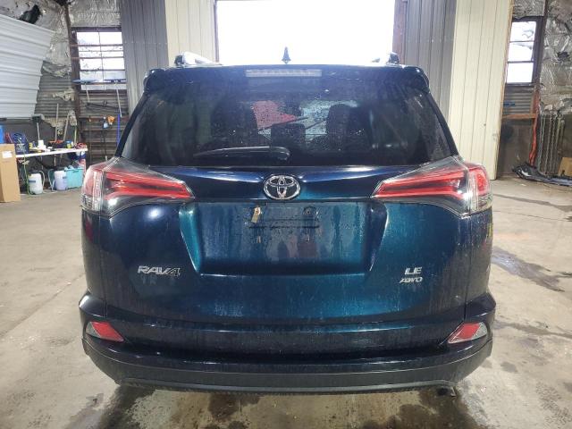 2T3BFREV3HW676465 - 2017 TOYOTA RAV4 LE BLUE photo 6