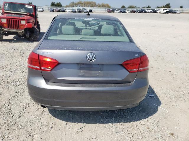 1VWBH7A33CC019709 - 2012 VOLKSWAGEN PASSAT SE GRAY photo 6