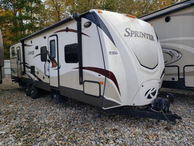 4YDT31126E1531079 - 2014 KEYSTONE SPRINTER WHITE photo 1