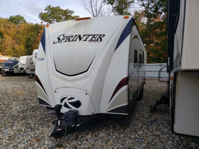 4YDT31126E1531079 - 2014 KEYSTONE SPRINTER WHITE photo 2