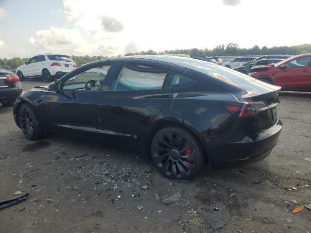 5YJ3E1EC8MF084602 - 2021 TESLA MODEL 3 შავი ფოტო 2