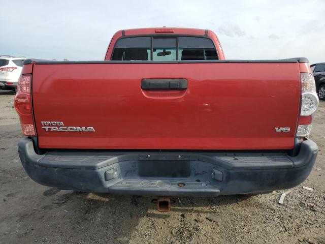 5TEUU4EN6AZ727162 - 2010 TOYOTA TACOMA ACCESS CAB Қызыл фото 6