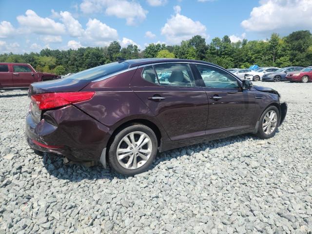 5XXGN4A76DG144742 - 2013 KIA OPTIMA EX 勃艮第红 照片 3