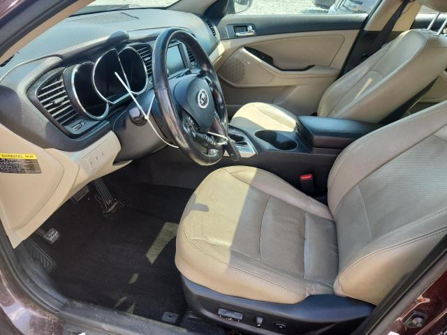 5XXGN4A76DG144742 - 2013 KIA OPTIMA EX 勃艮第红 照片 7