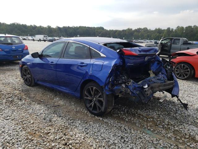 2HGFC2F81KH585939 - 2019 HONDA CIVIC SPORT 蓝色 照片 2