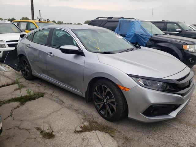 2HGFC2F87LH584988 - 2020 HONDA CIVIC SPORT ვერცხლისფერი ფოტო 4