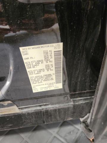 5N1BA0NE9FN612649 - 2015 NISSAN ARMADA PLATINUM შავი ფოტო 13