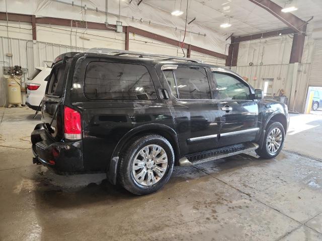 5N1BA0NE9FN612649 - 2015 NISSAN ARMADA PLATINUM შავი ფოტო 3