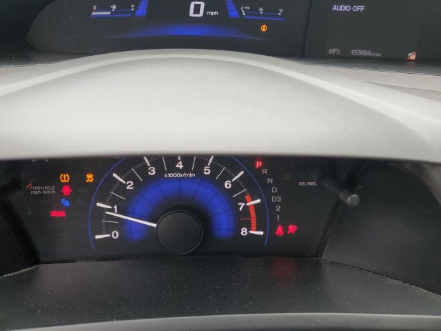 19XFB2F88CE326413 - 2012 HONDA CIVIC EX BLACK photo 9