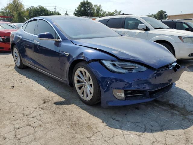 5YJSA1E28HF185644 - 2017 TESLA MODEL S 蓝色 照片 4