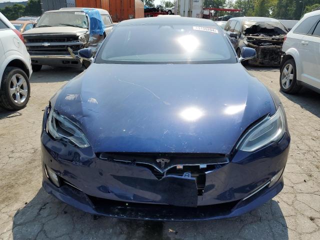 5YJSA1E28HF185644 - 2017 TESLA MODEL S 蓝色 照片 5