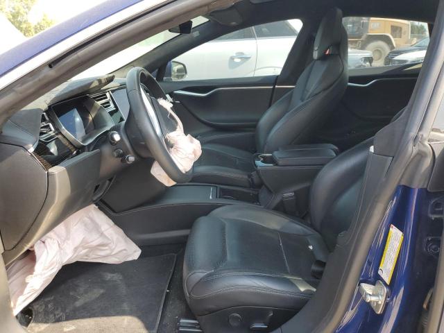 5YJSA1E28HF185644 - 2017 TESLA MODEL S 蓝色 照片 7