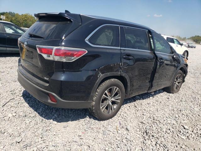5TDKKRFH2GS140854 - 2016 TOYOTA HIGHLANDER XLE BLACK photo 3