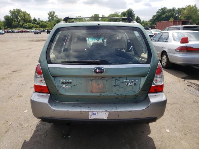 JF1SG67608H730625 - 2008 SUBARU FORESTER 2.5X LL BEAN GREEN photo 6
