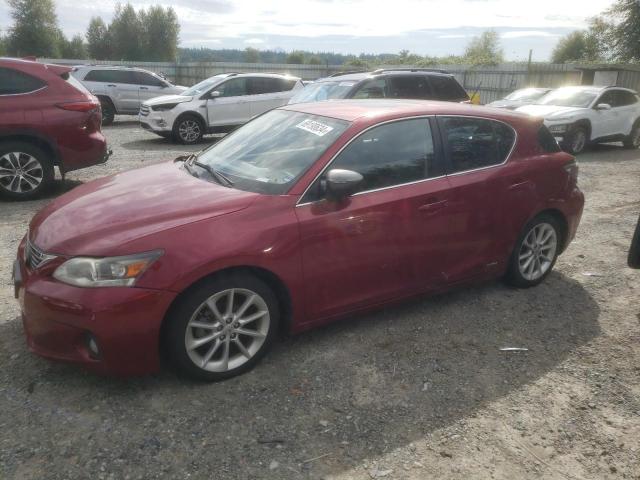 JTHKD5BH6C2048896 - 2012 LEXUS CT 200 MAROON photo 1