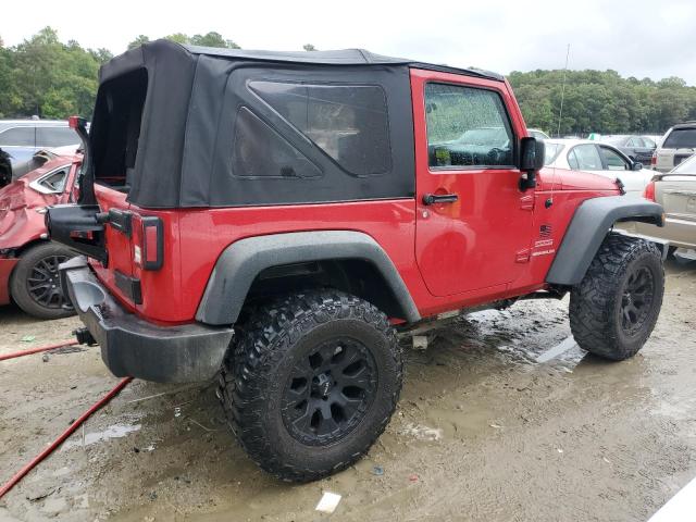 1C4AJWAG8CL204953 - 2012 JEEP WRANGLER SPORT RED photo 3