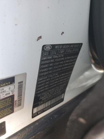 SALGV3TF0FA206996 - 2015 LAND ROVER RANGE ROVER AUTOBIOGRAPHY WHITE photo 13