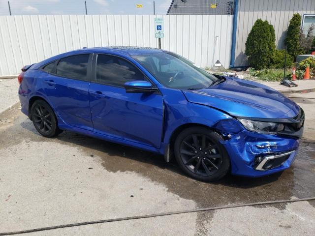 19XFC1F32LE024952 - 2020 HONDA CIVIC EX BLUE photo 4