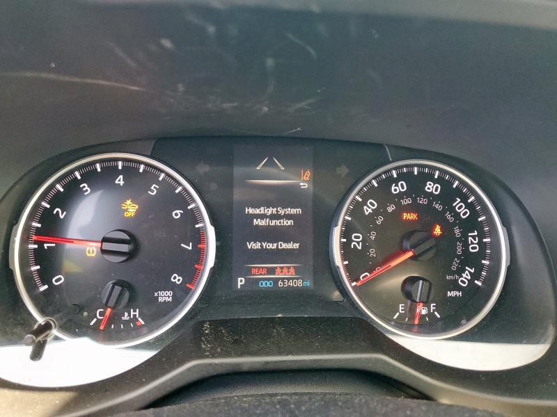 2T3H1RFV2KC018300 - 2019 TOYOTA RAV4 LE შავი ფოტო 9