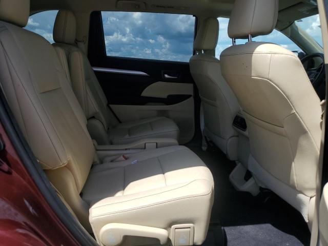 5TDKZRFH7KS346398 - 2019 TOYOTA HIGHLANDER SE MAROON photo 11