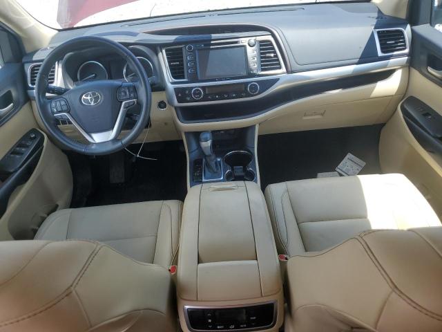 5TDKZRFH7KS346398 - 2019 TOYOTA HIGHLANDER SE MAROON photo 8