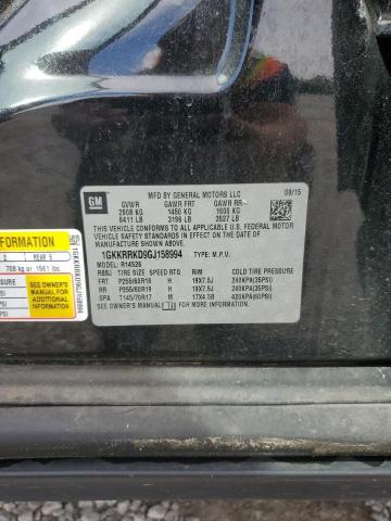 1GKKRRKD9GJ158994 - 2016 GMC ACADIA SLT-1 BLACK photo 13