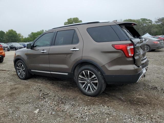 1FM5K8HT2GGB79877 - 2016 FORD EXPLORER PLATINUM BROWN photo 2