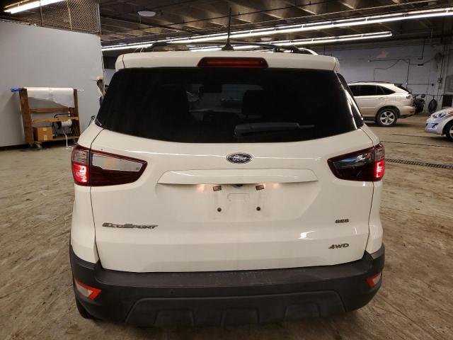 MAJ6P1CL2JC248273 - 2018 FORD ECOSPORT SES WHITE photo 6