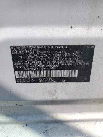 2T3BF4DV2BW111670 - 2011 TOYOTA RAV4 白色 照片 14